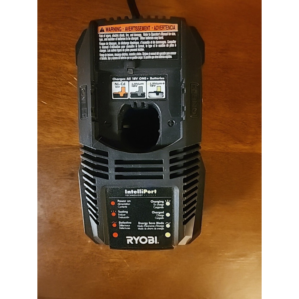 Ryobi (P118) Lithium-ion/Ni-Cad ONE+ 18V IntelliPort Battery Charger